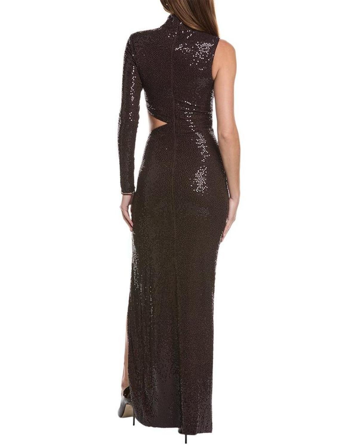 Michael Kors Collection Cutout Sequin Gown