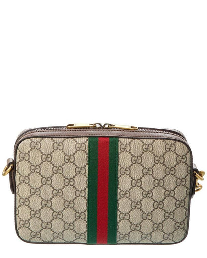 Gucci Ophidia GG Supreme Canvas & Leather Shoulder Bag