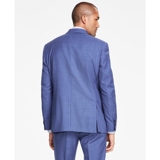 Men's Classic-Fit Pinstripe Wool Stretch Suit Jacket