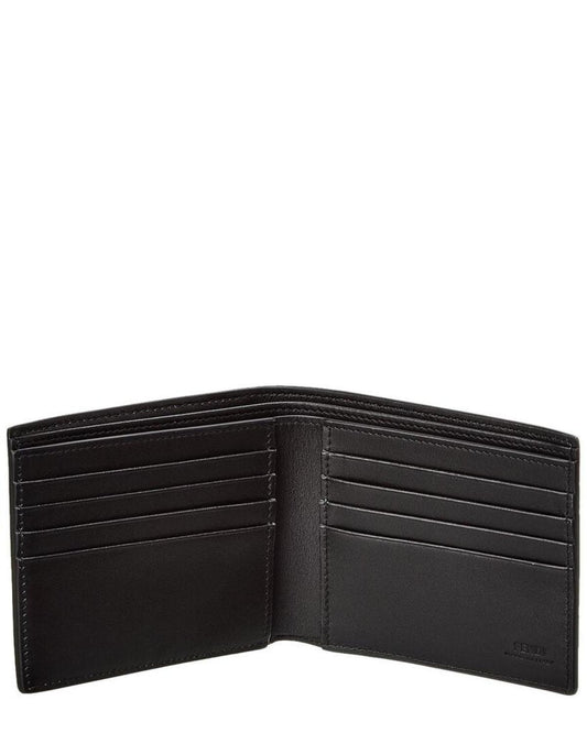 FENDI Signature Leather Bifold Wallet