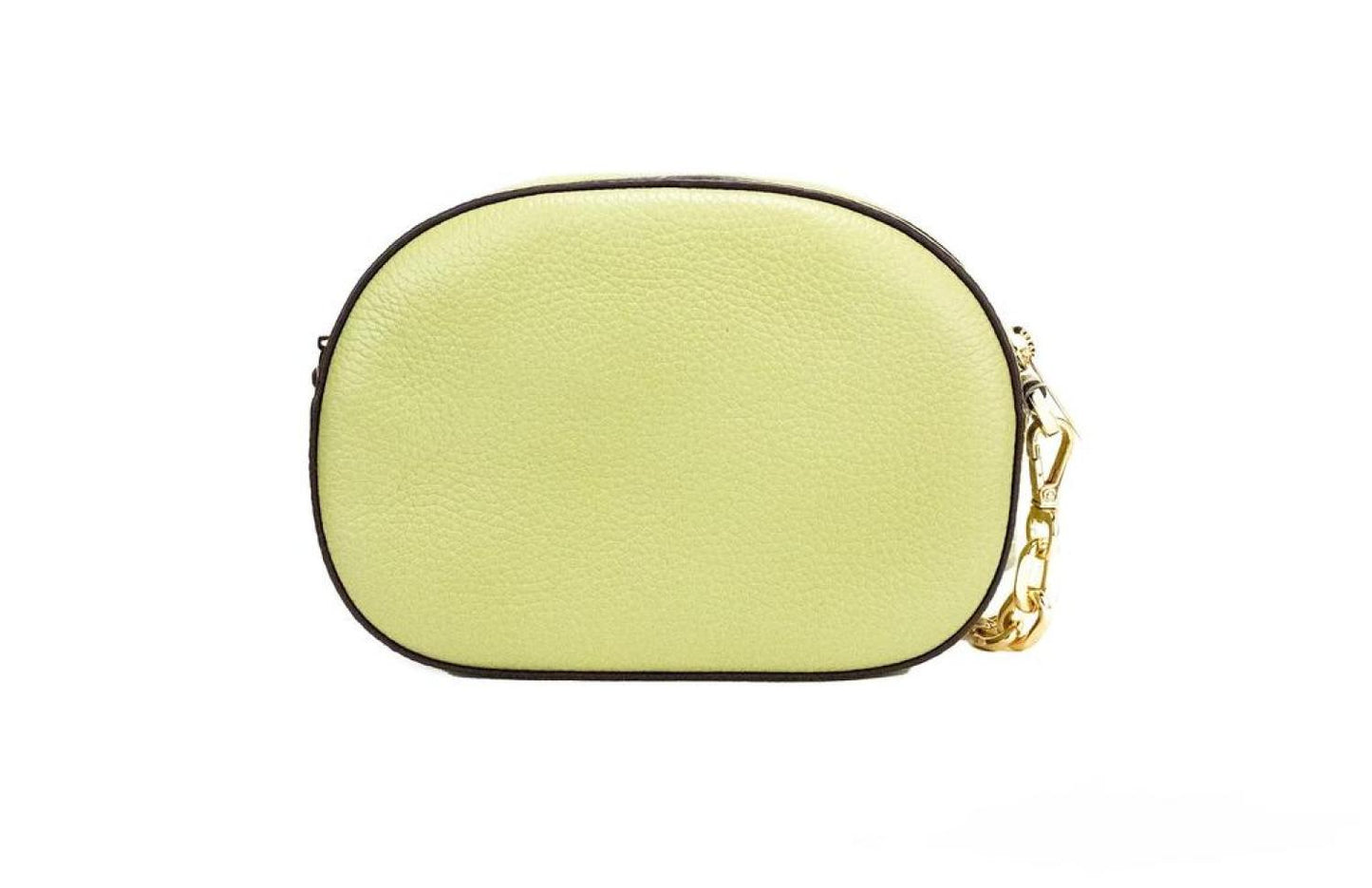 Michael Kors Jet Set Glam  Sage Leather Front Pocket Oval Crossbody Women's Handbag