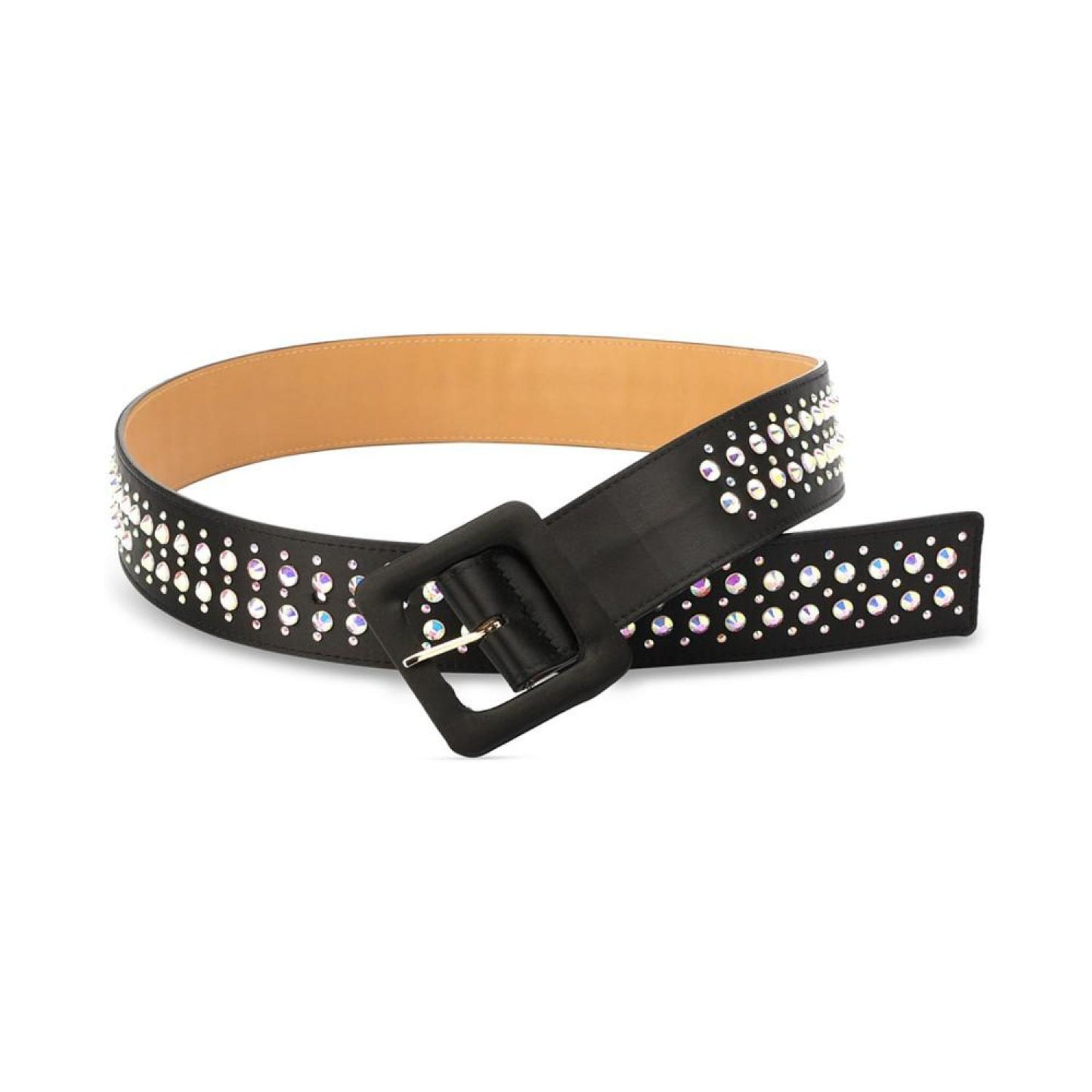 Women's Embellished Faux-Leather Belt