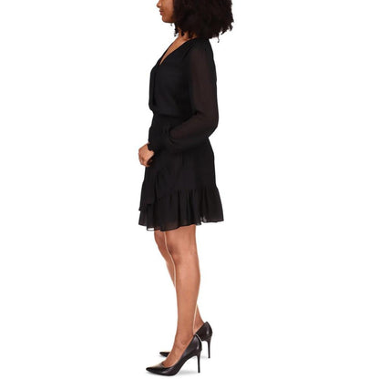 Ruffled Faux-Wrap Dress, Regular & Petite