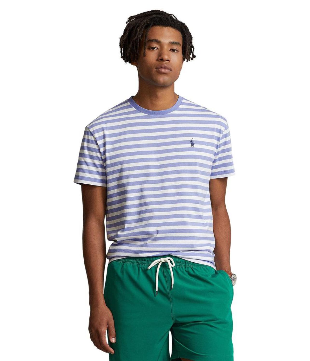 Classic Fit Striped Jersey T-Shirt