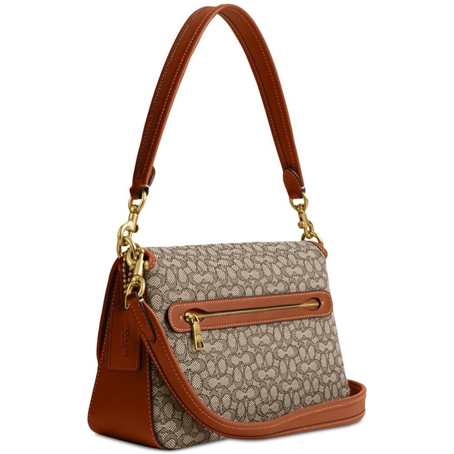 Small Signature Jacquard Soft Tabby Shoulder Bag