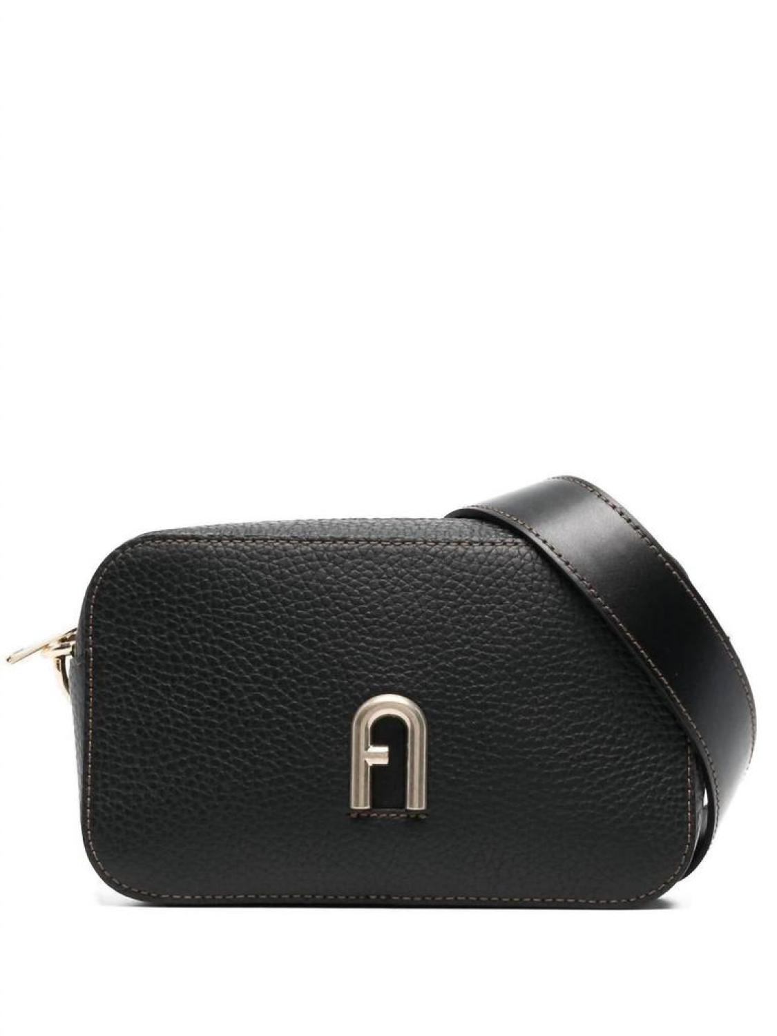 Women Primula Crossbody Leather Bag In Nero