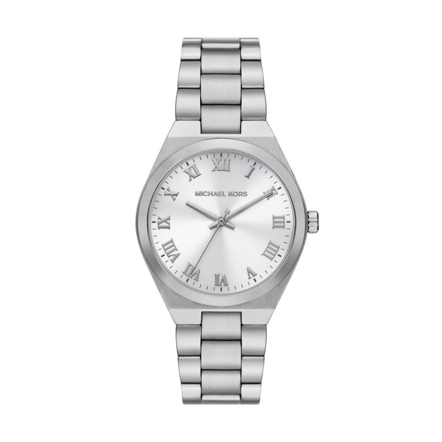 MK7393 - Lennox Three-Hand Stainless Steel Watch