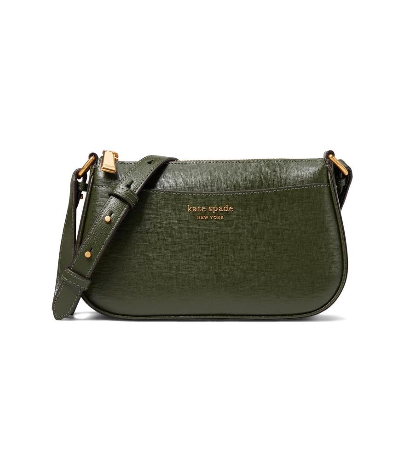 Bleecker Saffiano Leather Small Crossbody