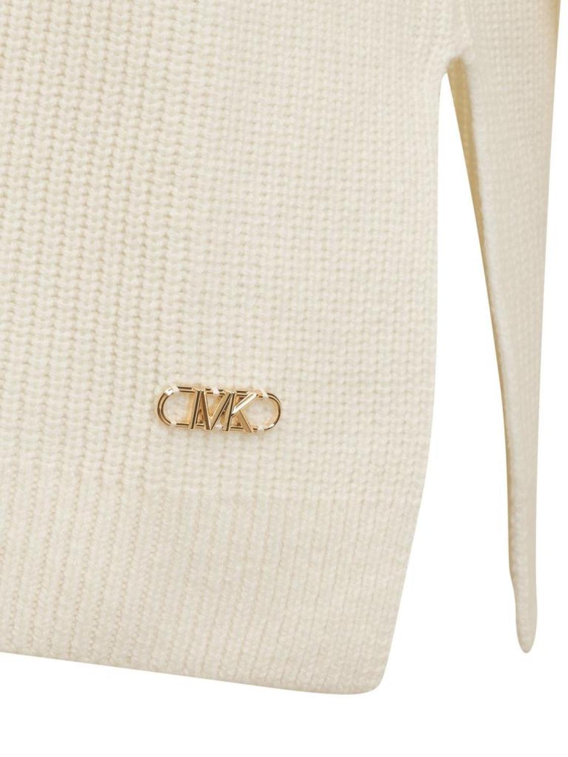 Michael Michael Kors Logo Plaque High Neck Jumper