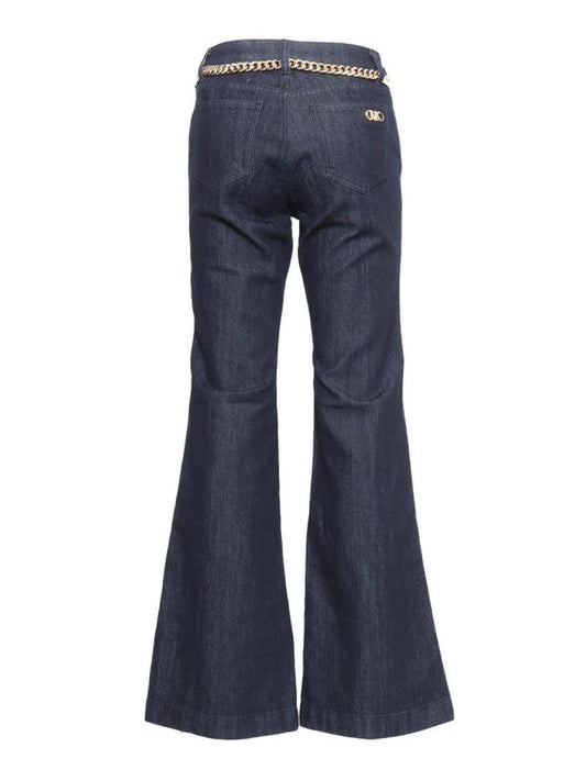 Michael Michael Kors Stretch Belted Flared Jeans