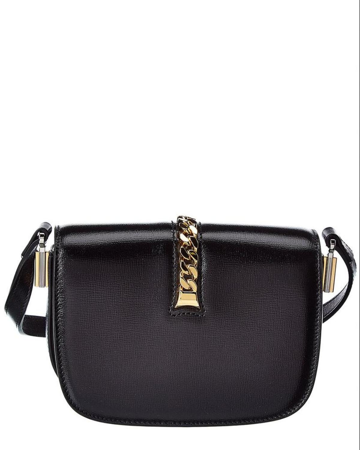 Gucci Sylvie 1969 Mini Leather Shoulder Bag