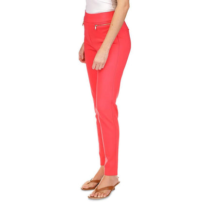 Petite Zip-Pocket Pull-On Trousers