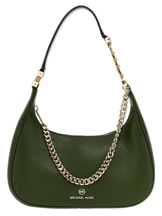 Michael Michael Kors Logo Plaque Zip-Up Shoulder Bag