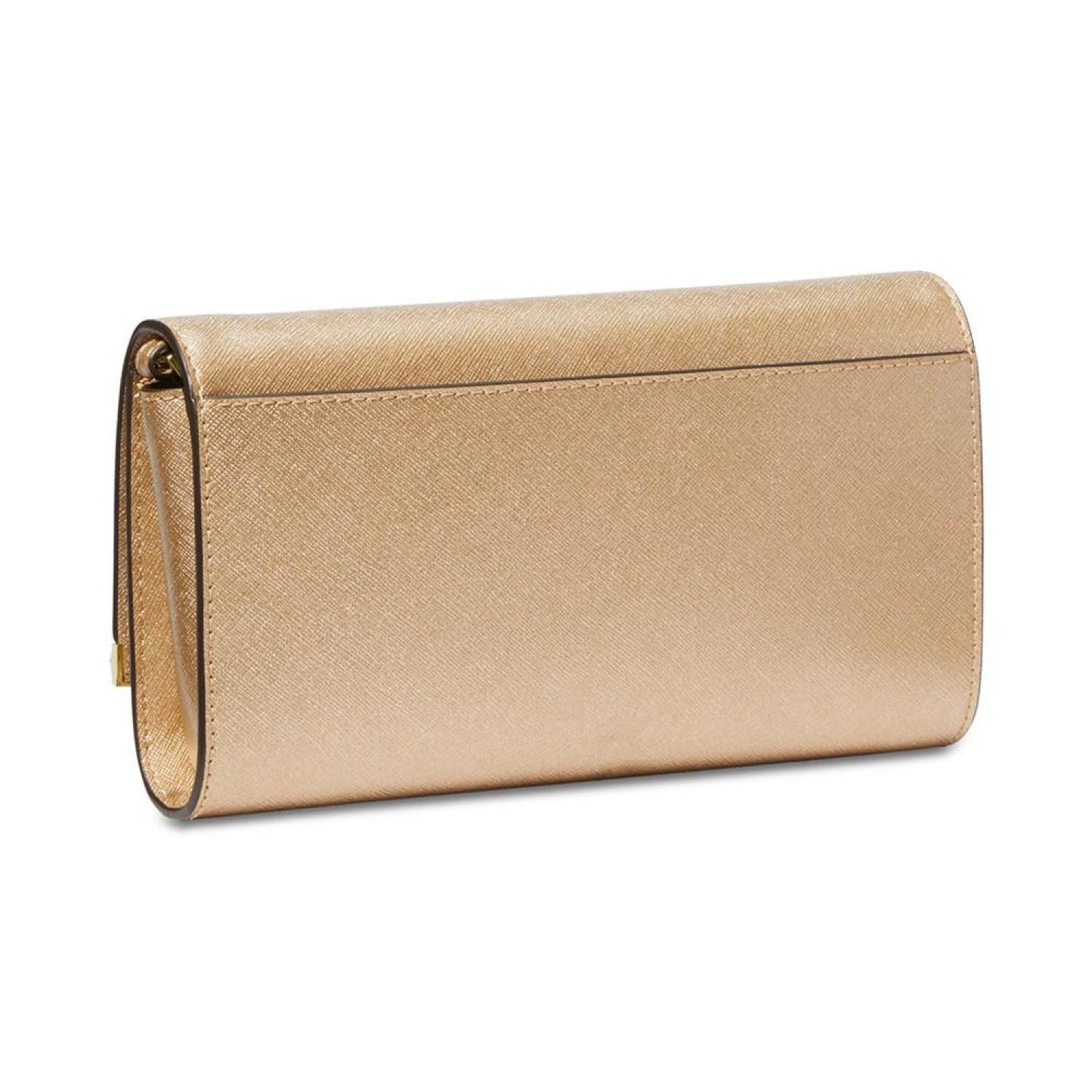 East West Large Leather Clutch