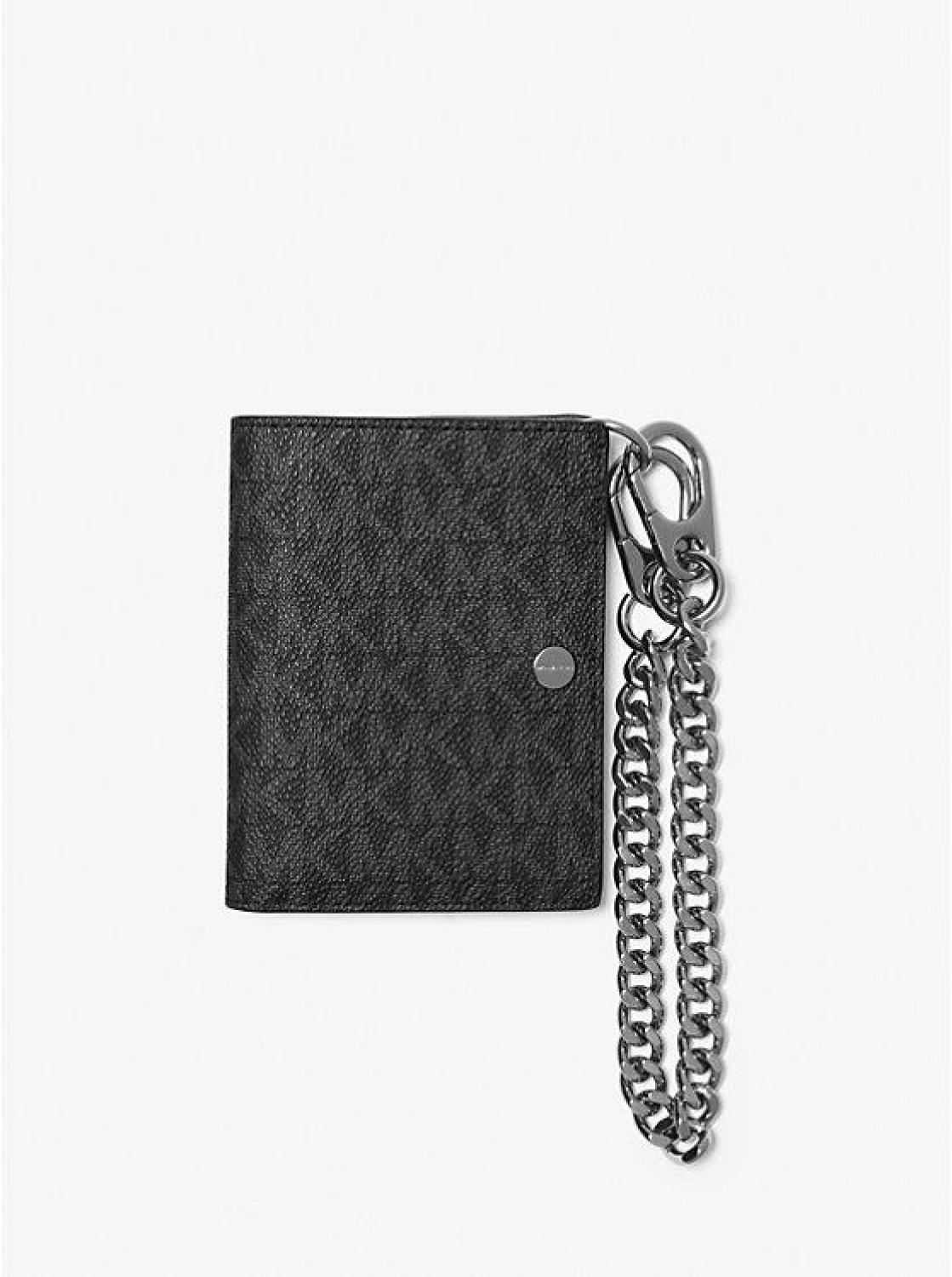 Hudson Logo Chain-Link Wallet