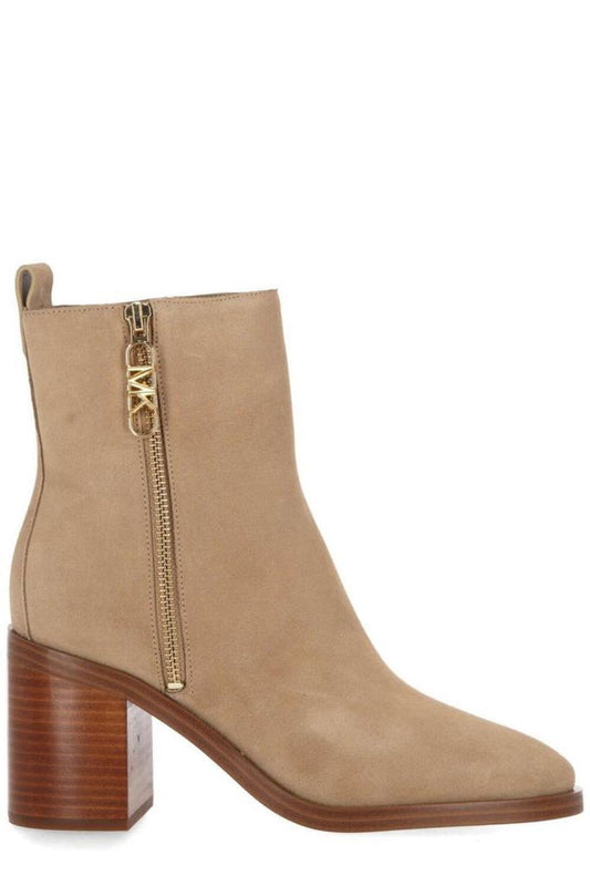 Michael Michael Kors Block Heel Ankle Boots