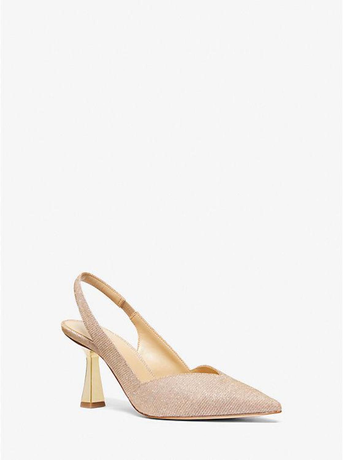 Chelsea Glitter Chain-Mesh Pump