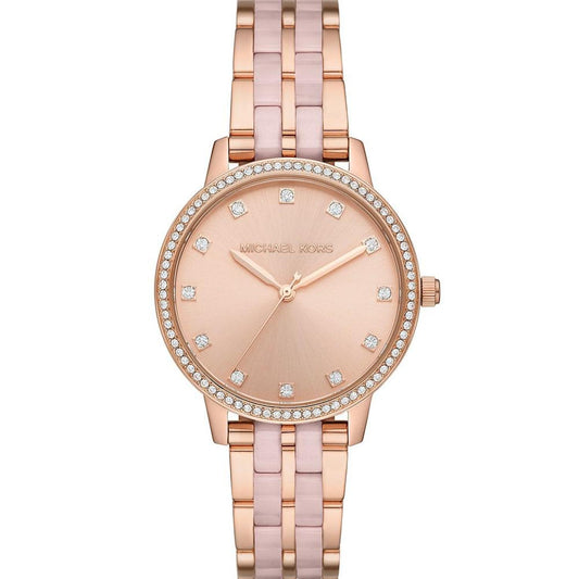 Women's Melissa Three-Hand Rose Gold-Tone Stainless Steel Bracelet Watch 36mm