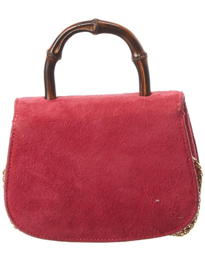 Gucci Pink Suede Mini Shoulder Bag