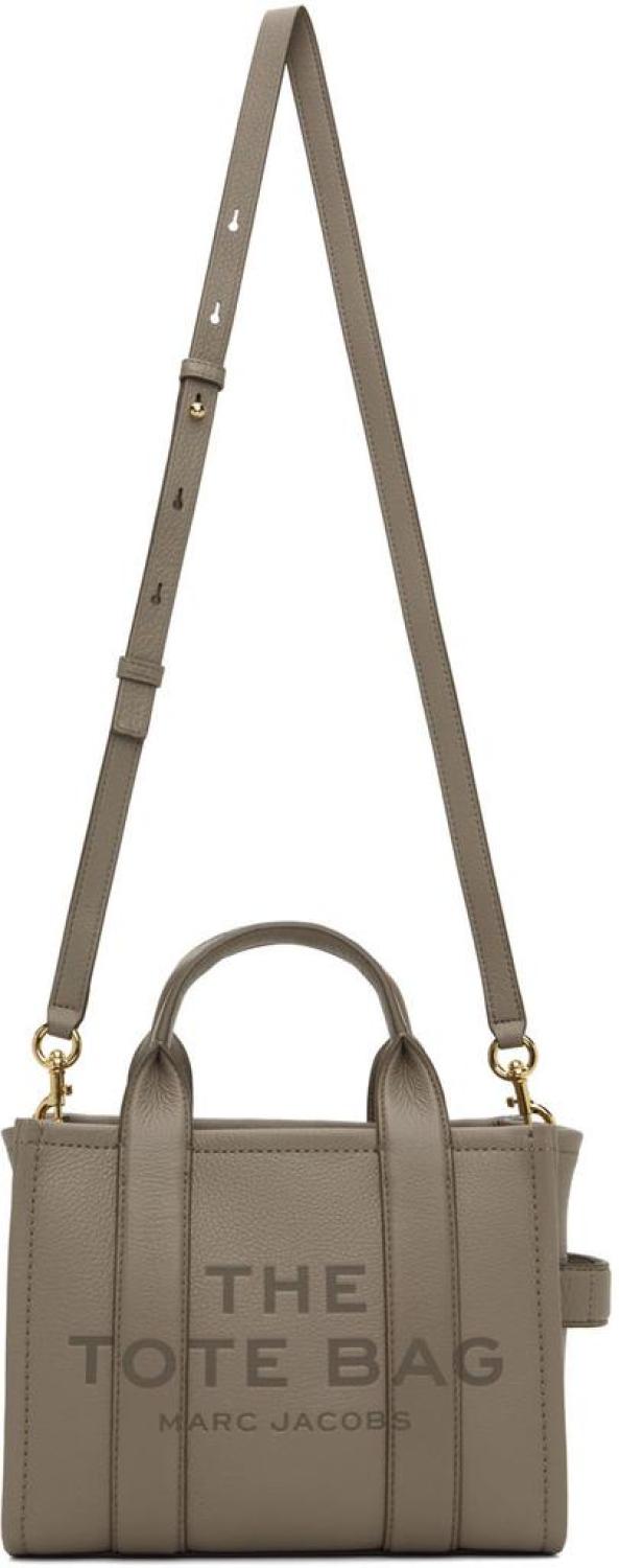 Taupe 'The Leather Small Tote Bag' Tote