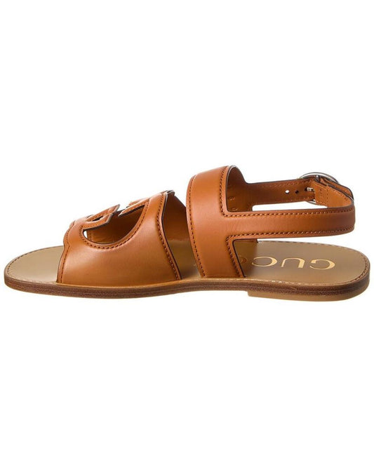 Gucci Interlocking G Leather Sandal