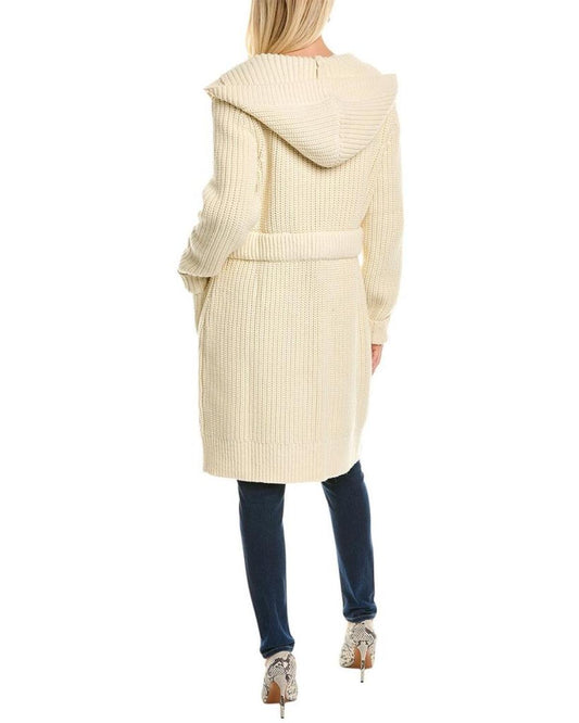 Michael Kors Hooded Cashmere & Wool-Blend Cardigan