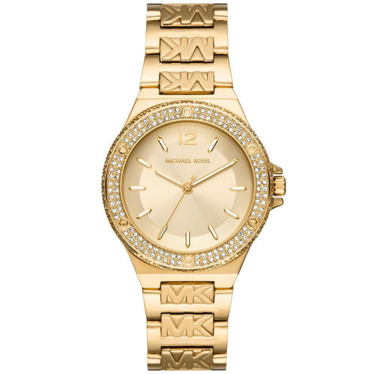 Women's Lennox Three-Hand Gold-Tone Stainless Steel Bracelet Watch, 37mm