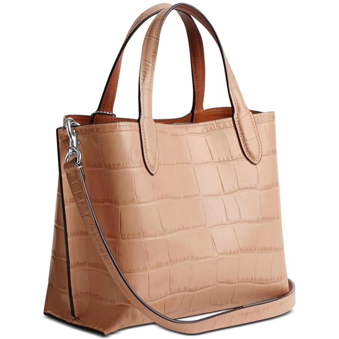 Embossed Croc Willow Tote 24