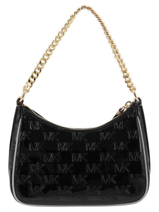 Michael Kors Logo Printed Zipped Small Shoulder Bag