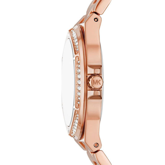 MK7405 - Lennox Three-Hand Rose Gold-Tone Stainless Steel Watch