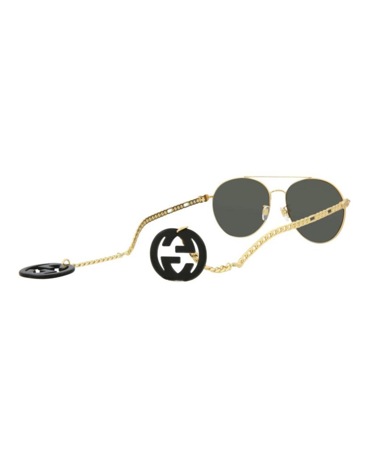 Round-Metal Frame Sunglasses