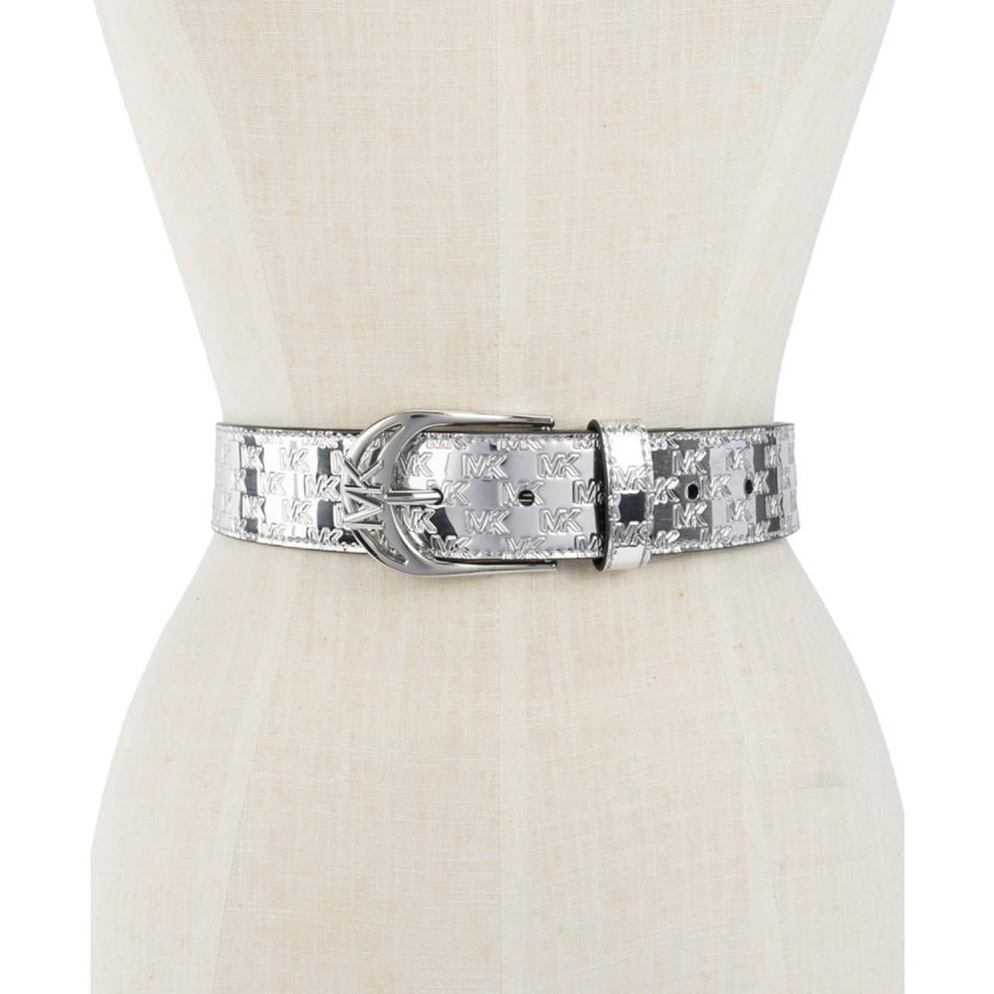 Women's Metallic Logo Belt