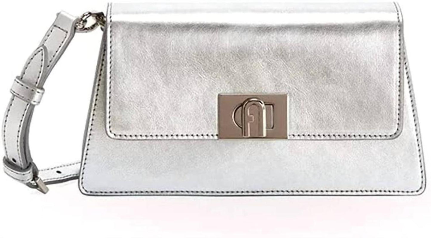 Women's Zoe Leather Shoulder Handbag In Silver