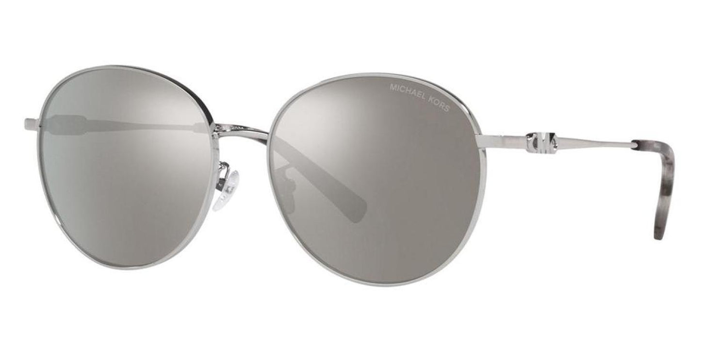 Michael Kors Women's MK1119-11536G Alpine 57mm Silver Sunglasses