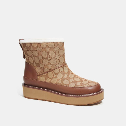 Coach Outlet Indi Bootie In Signature Jacquard