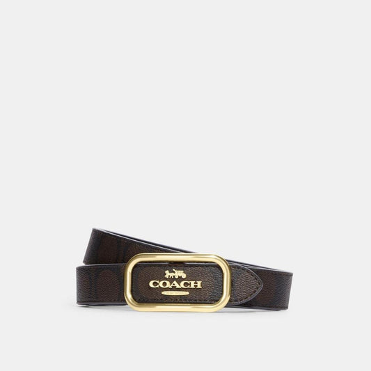 Coach Outlet Morgan Rectangle Buckle Belt, 25 Mm