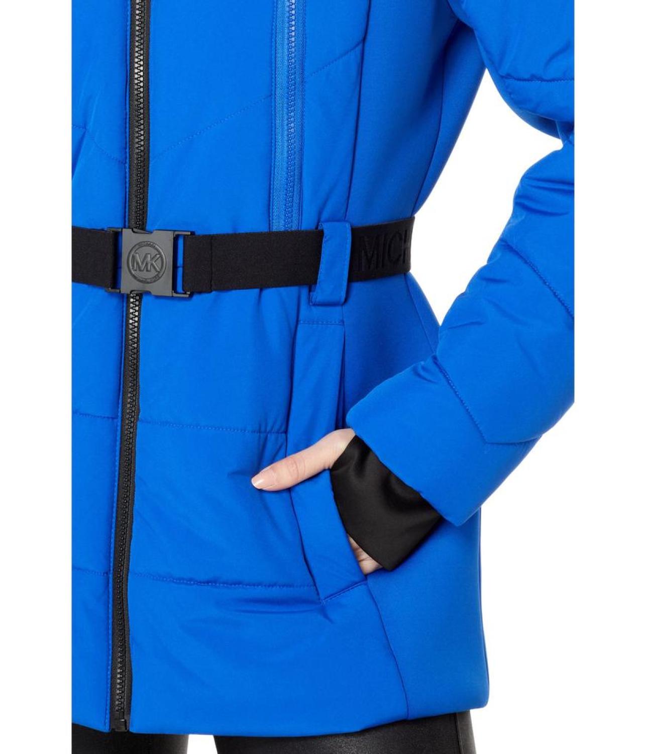 Belted Active Short Puffer Jacket A422095Q