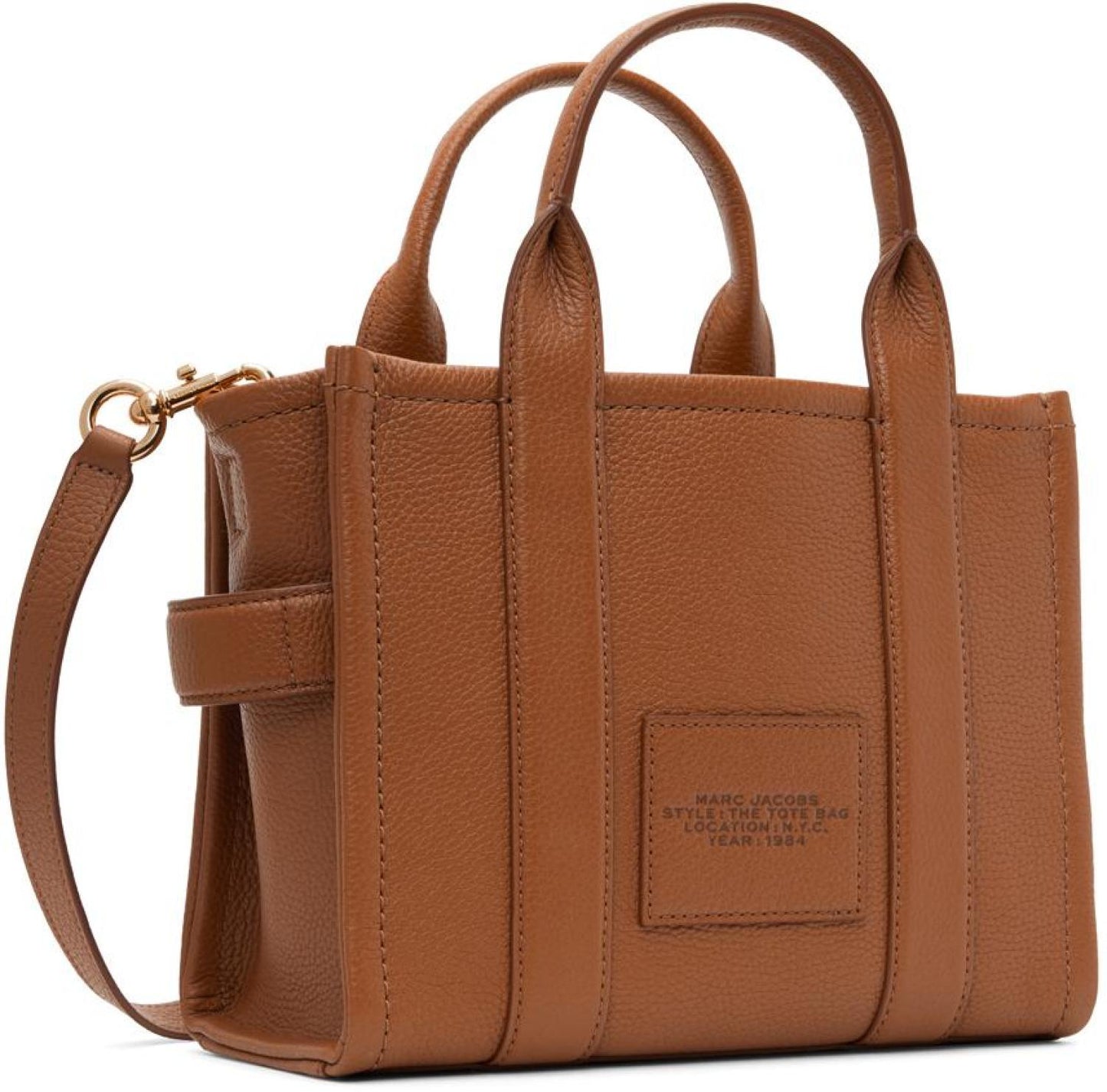 Brown 'The Leather Small' Tote