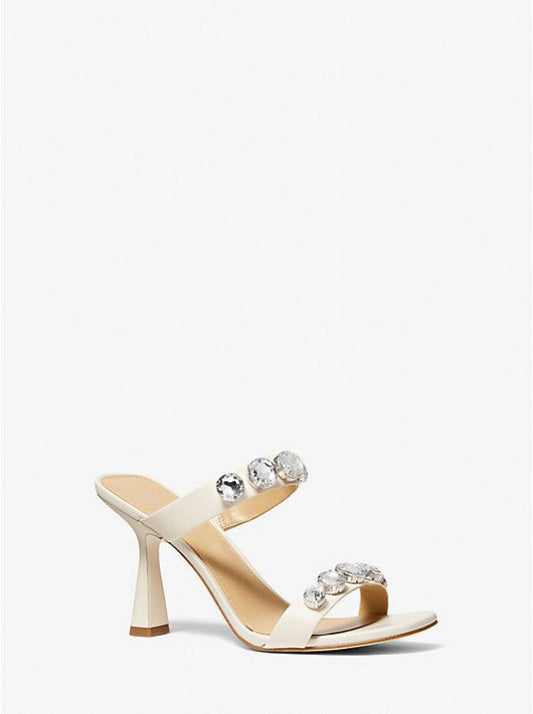 Clara Embellished Leather Sandal