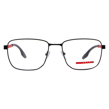 Prada Linea Rossa  Rectangular Eyeglasses PS50OV 1AB1O1 Black 55mm 50OV