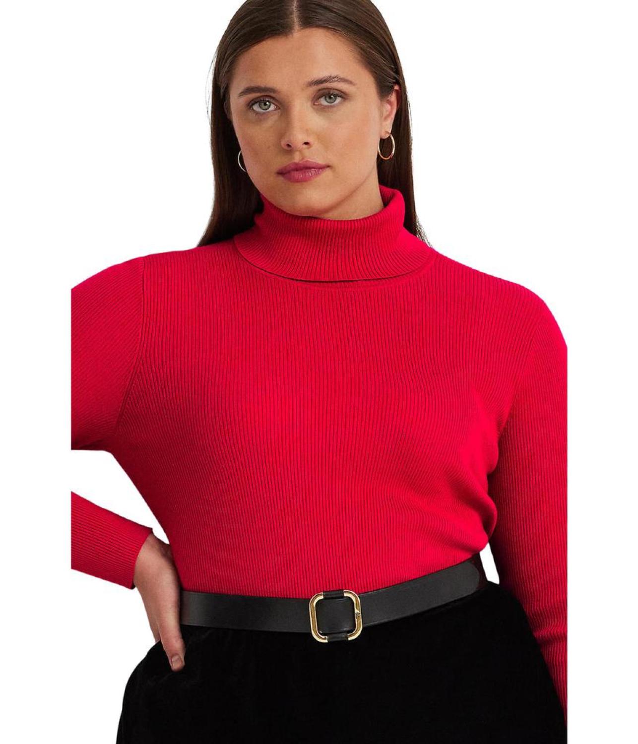 Plus Size Turtleneck Sweater