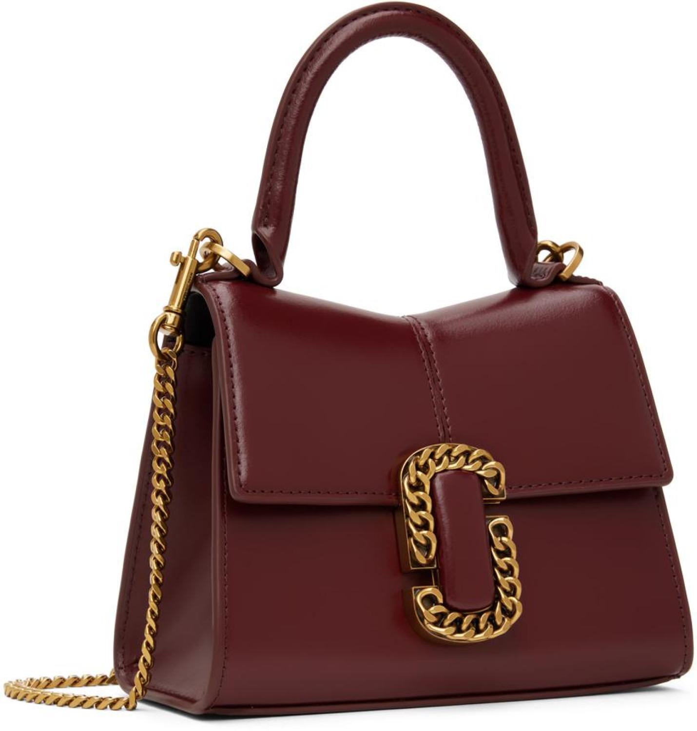 Burgundy 'The St. Marc Mini' Bag