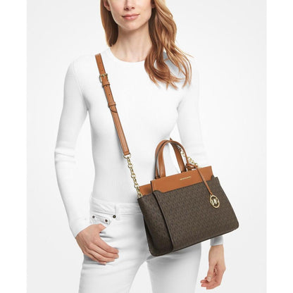 Logo Graham Medium Satchel