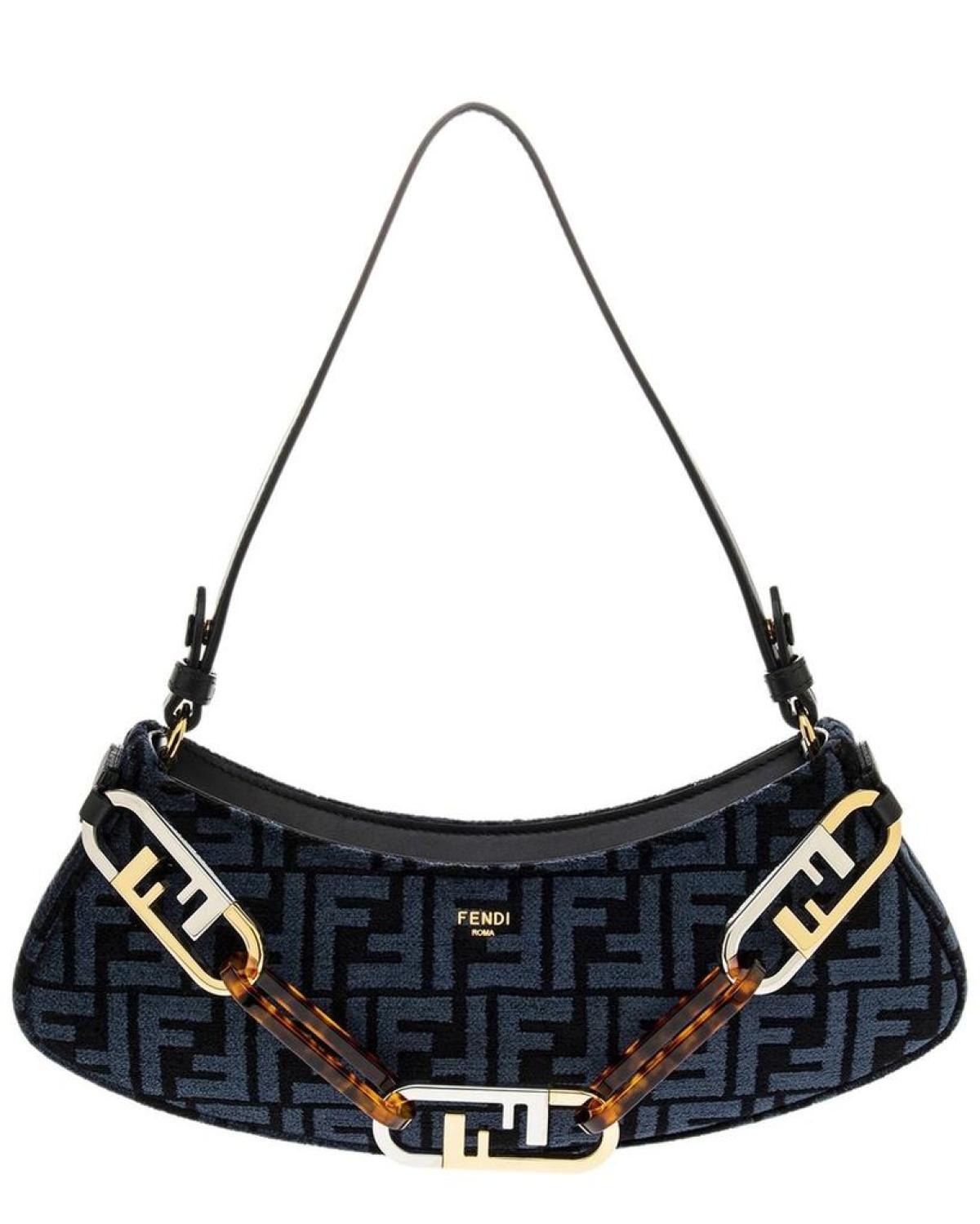 FENDI FF O'Lock Swing Shoulder Bag