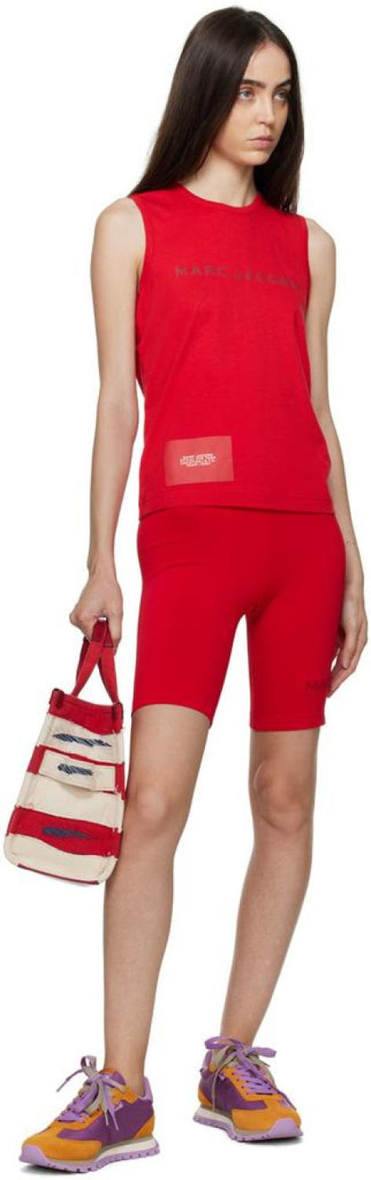 Red 'The Americana' Tote