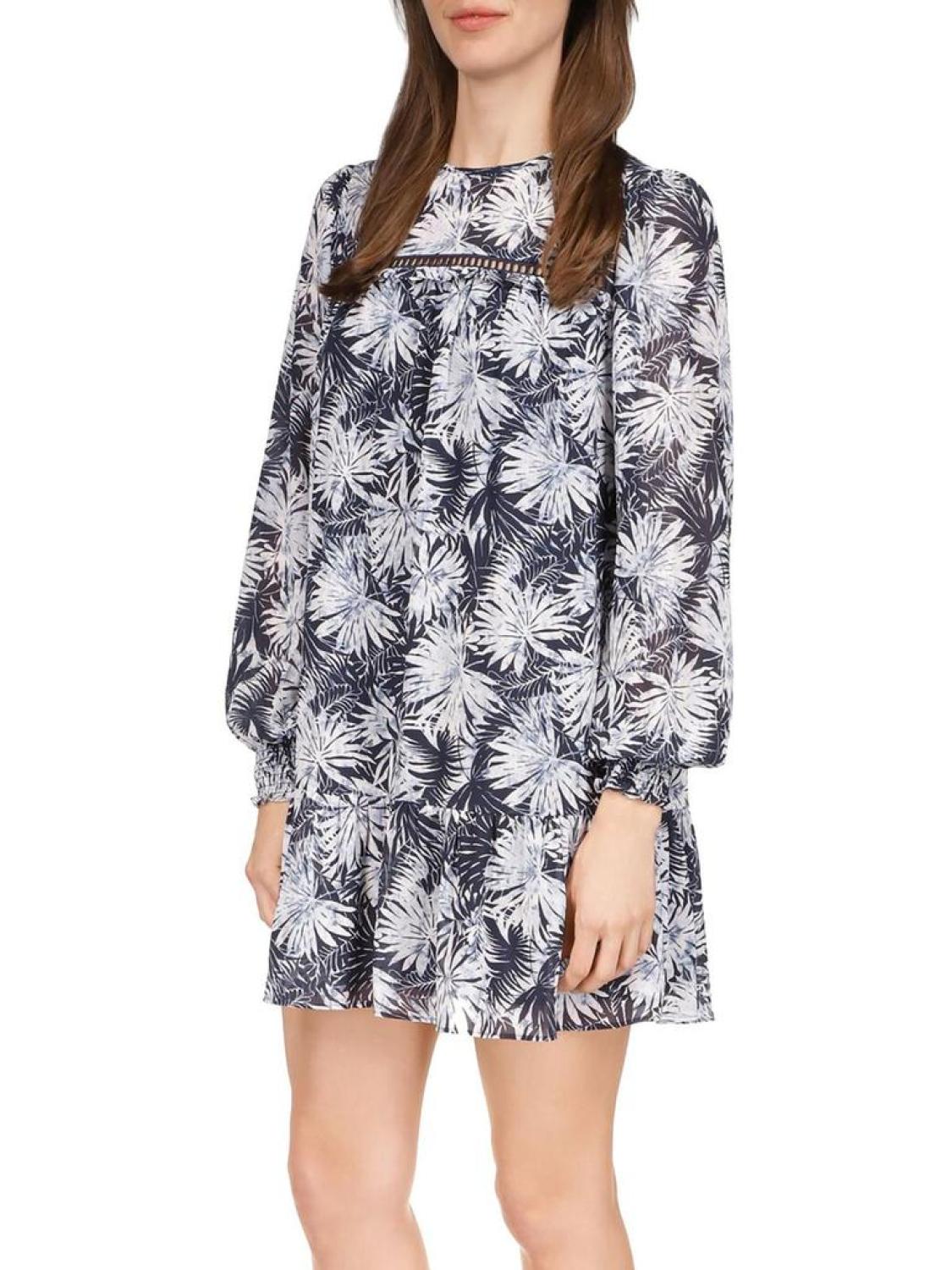 Womens Printed Short Mini Dress