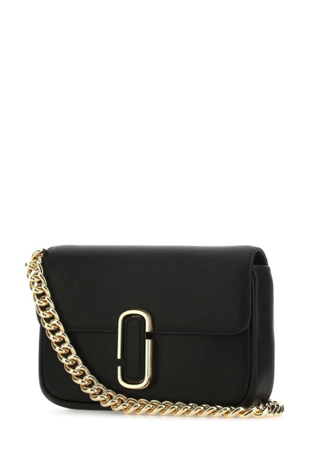 Marc Jacobs Logo Plaque Foldover Shoulder Bag