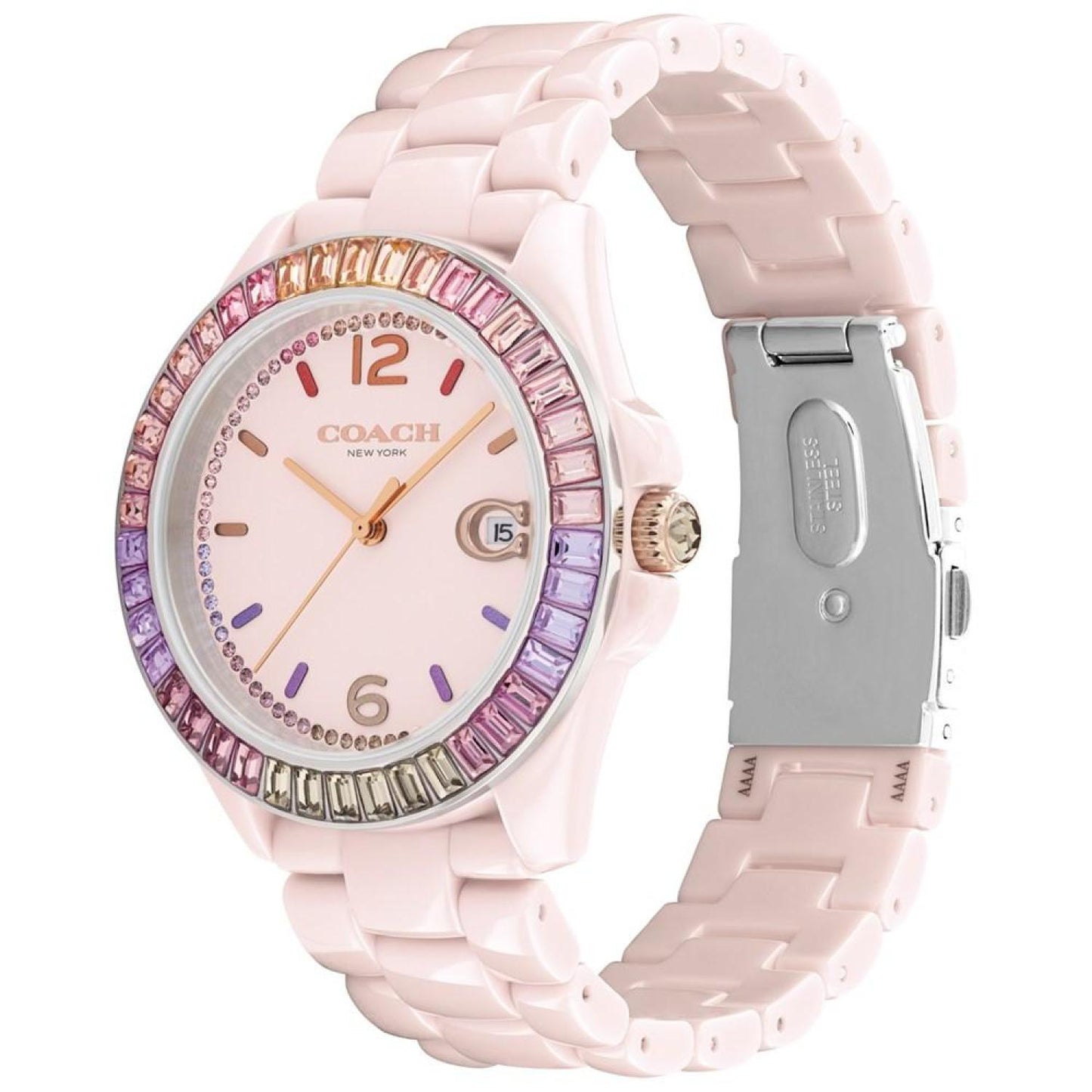 Women's Greyson Blush Ceramic Bracelet Watch, 36mm