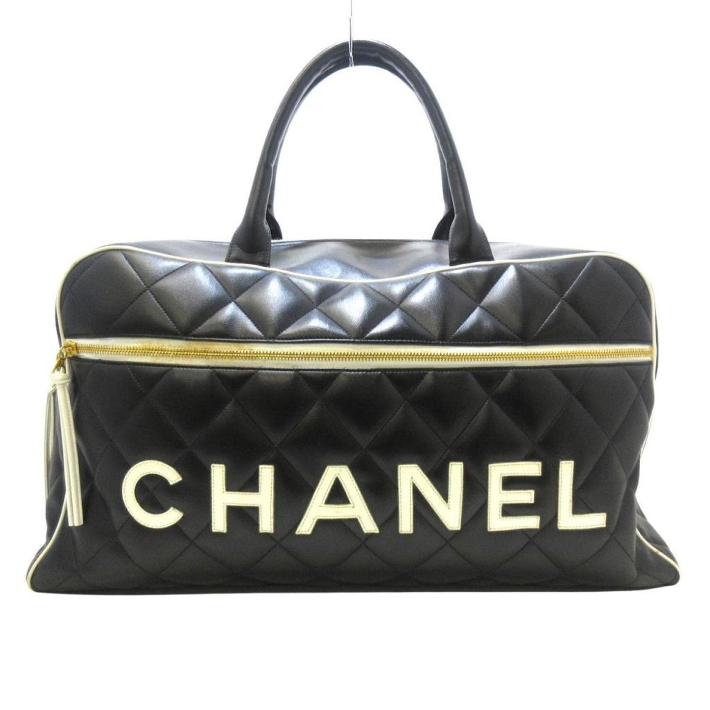 Chanel Matrasse  Leather Travel Bag (Pre-Owned)