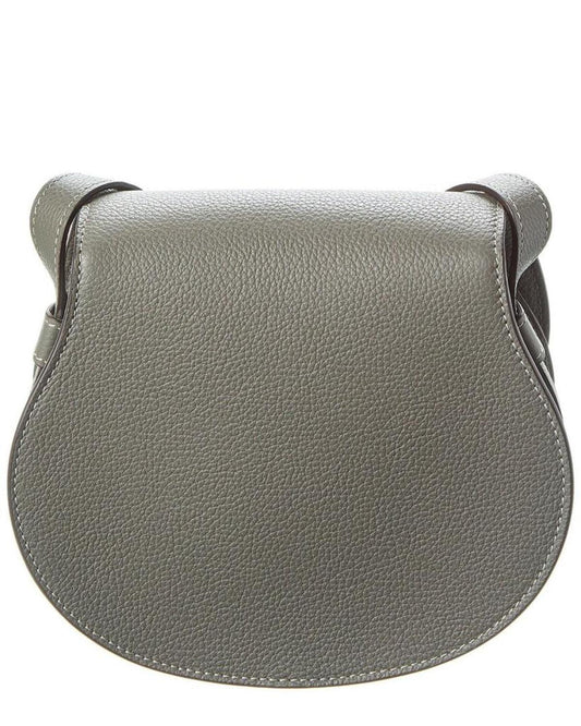 Chloé Marcie Small Leather Saddle Bag